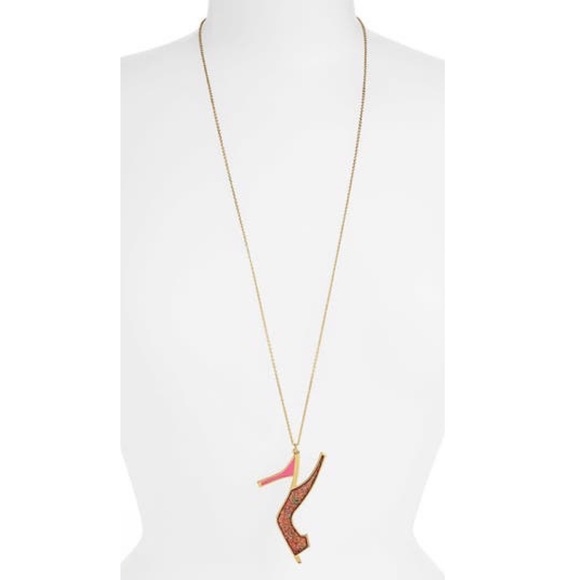 Kate Spade “Shoe In” Large Charm Necklace - Picture 8 of 8